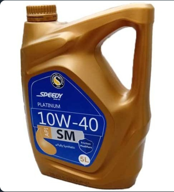 روغن موتور پلاتینیوم 5 لیتری 10W-40 Sm اسپیدی سپاهان